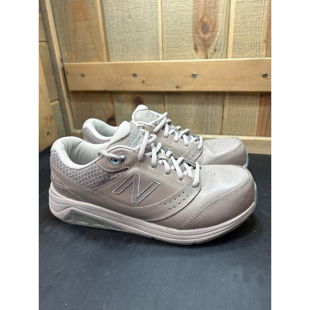 New Balance 928v3 Womens Walking Shoes 9D Gray Leather Lace-Up Comfort Fit
